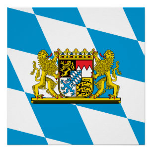 Poster Montrez vos couleurs - Bayern/Bavière