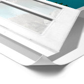 Poster Monts 3D et paysage de lac Fake View (Coin)