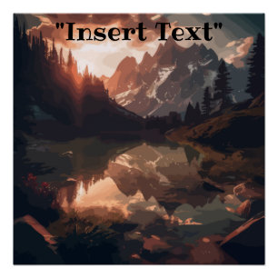 Poster Monts Mirror