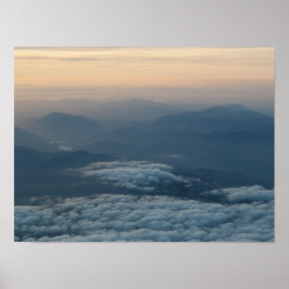 Poster Monts North Cascade au coucher du soleil