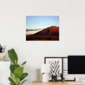 Poster Monts Sandia - Albuquerque, Nouveau-Mexique (Bureau à domicile)