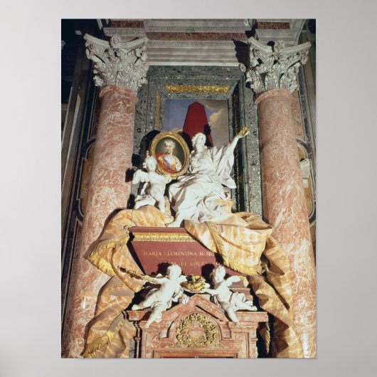 Poster Monument à Maria Clementina Sobieska 1739 (Devant)