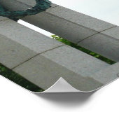 Poster Monument à Washington et mémorial 2ÈME GUERRE MOND (Coin)