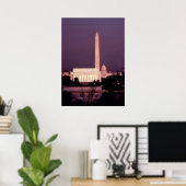 Poster Monument au Capitole et Jefferson (Bureau à domicile)