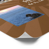 Poster Monument aux chiens personnalisés (Coin)