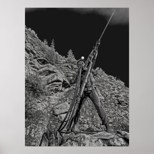 Poster Monument contre l'incendie de la mine Sunshine - É (Devant)