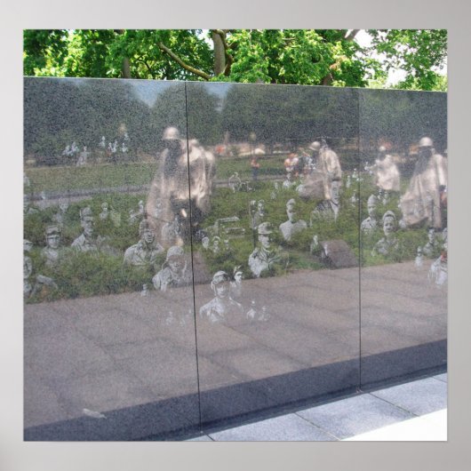 Poster Monument de la guerre de Corée à Washington, D.C. (Devant)