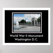 Poster Monument de la Seconde Guerre mondiale (Devant)