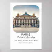 Poster monument de Paris : Palais Garnier (Devant)