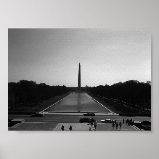 Poster Monument de Washington USA vintage (Devant)