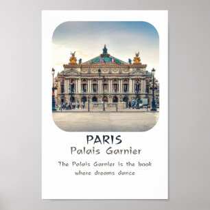 Poster monument in Parijs: Palais Garnier