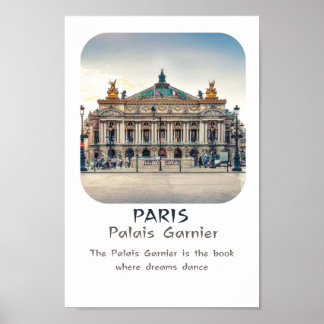 Poster monument in Parijs: Palais Garnier