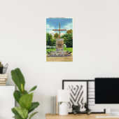 Poster Monument Marquis de Montcalm (Bureau à domicile)