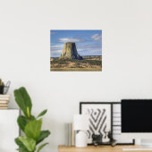 Poster Monument national de Devils Tower (Bureau à domicile)