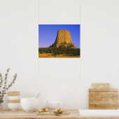 Poster Monument national de Devils Tower dans le Wyoming (Cuisine)