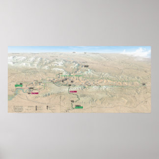 Poster Monument national de Dinosaur