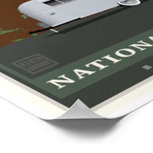 Poster Monument national de Muir Woods 1 (Coin)