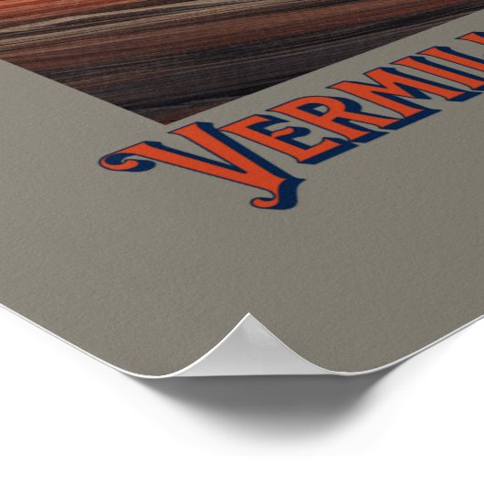 Poster Monument national de Vermillion Cliffs (Coin)