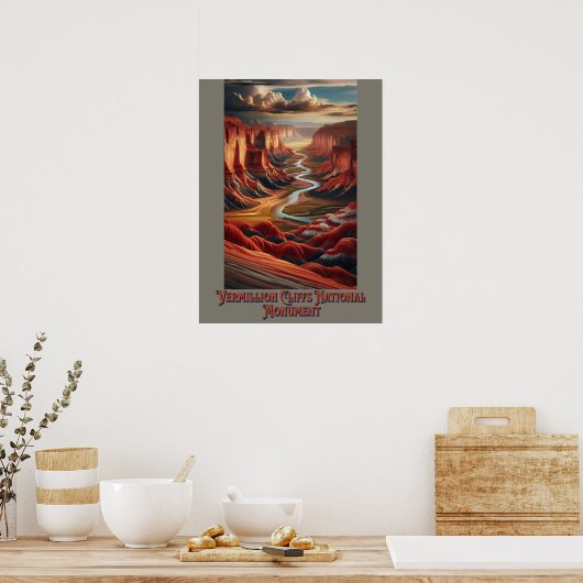 Poster Monument national de Vermillion Cliffs (Cuisine)