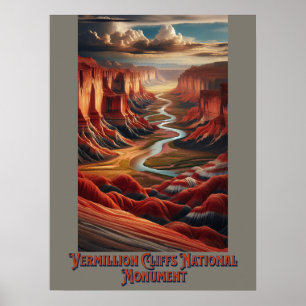 Poster Monument national de Vermillion Cliffs