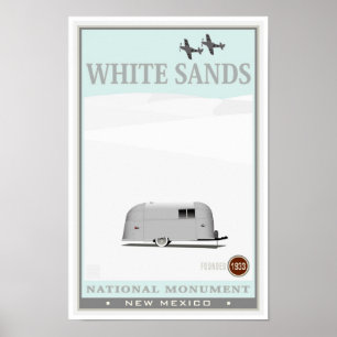 Poster Monument national de White Sands 1