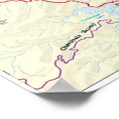 Poster Monument national des Great Smoky Mountains (Coin)