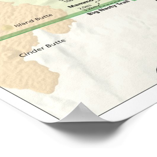 Poster Monument national des Lava Beds (Coin)