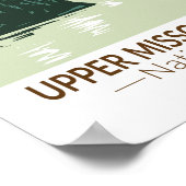Poster Monument national des Upper Missouri River Breaks (Coin)