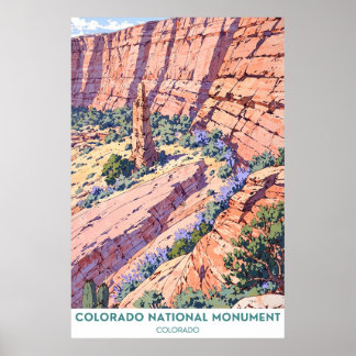 Poster Monument national du Colorado