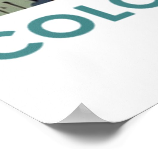 Poster Monument national du Colorado (Coin)