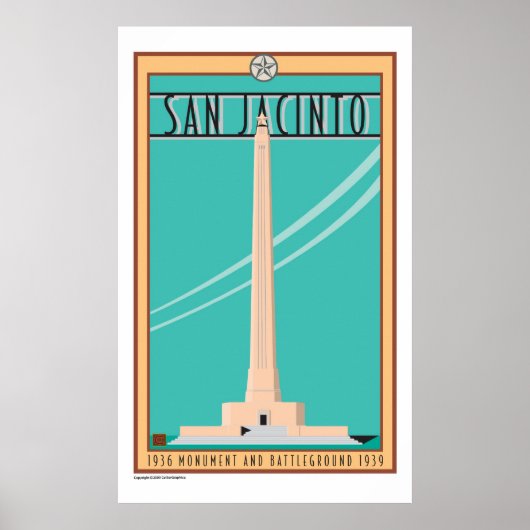 Poster Monument-Poster de San Jacinto (Devant)