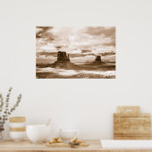 Poster monument vallée infrarouge (Cuisine)