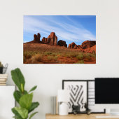 Poster Monument Valley (Bureau à domicile)