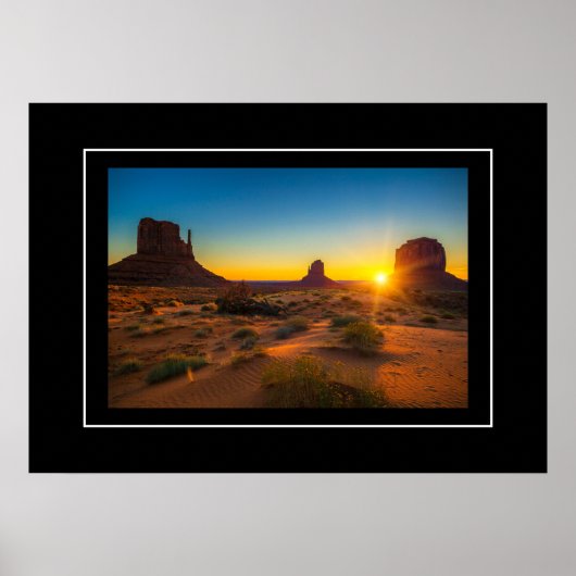 Poster Monument Valley (Devant)
