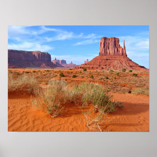 Poster Monument Valley Arizona (Devant)