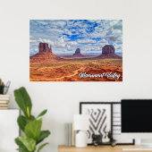 Poster Monument Valley, Arizona, États-Unis (Bureau à domicile)