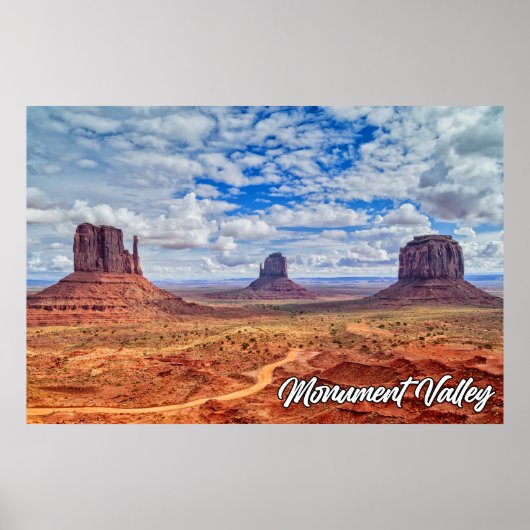 Poster Monument Valley, Arizona, États-Unis (Devant)