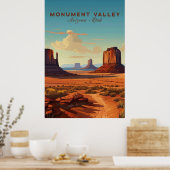 Poster Monument Valley, Arizona Utah (Cuisine)