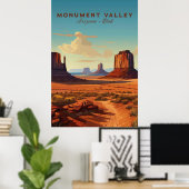 Poster Monument Valley, Arizona Utah (Bureau à domicile)