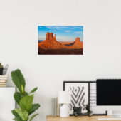 Poster Monument Valley Utah désert mitaines en panoramiqu (Bureau à domicile)