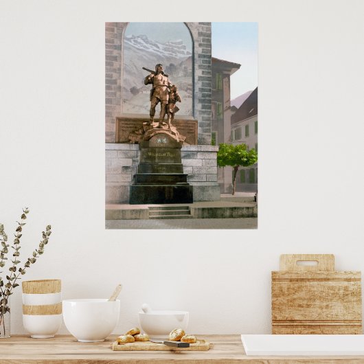 Poster Monument William Tell (Cuisine)