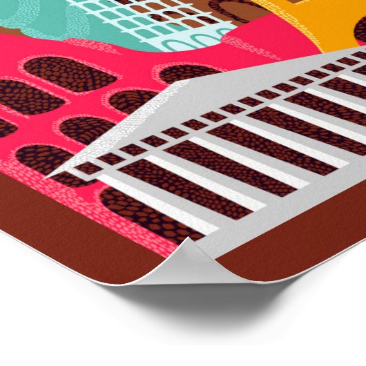 Poster Monuments internationaux (Coin)