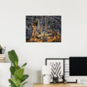 Poster Monuments | La Sagrada (Bureau à domicile)