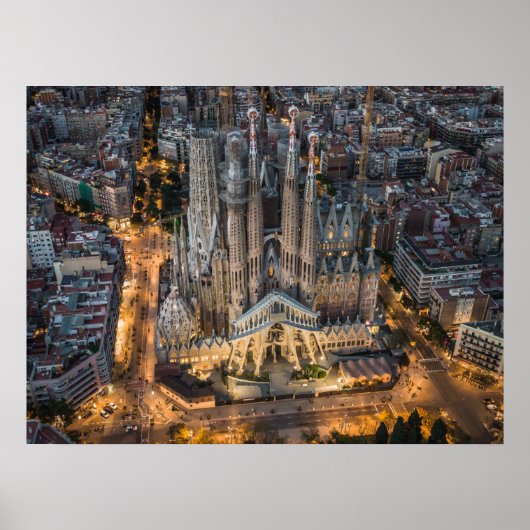 Poster Monuments | La Sagrada (Devant)