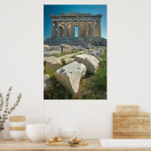 Poster Monuments | Parthenon Athens, Greece (Cuisine)