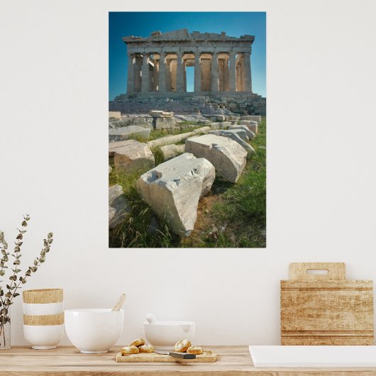 Poster Monuments | Parthenon Athens, Greece (Cuisine)