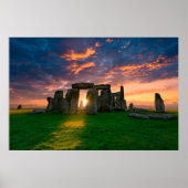 Poster Monuments | Stonhenge, Angleterre (Devant)