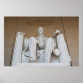 Poster Monuments | the Lincoln Memorial (Devant)