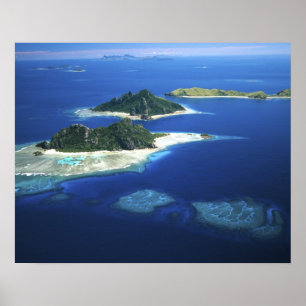 Poster Monuriki, Monu et Yanuya Islands, Mamanuca