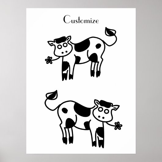 Poster Moo Cow Thunder_Cove (Devant)